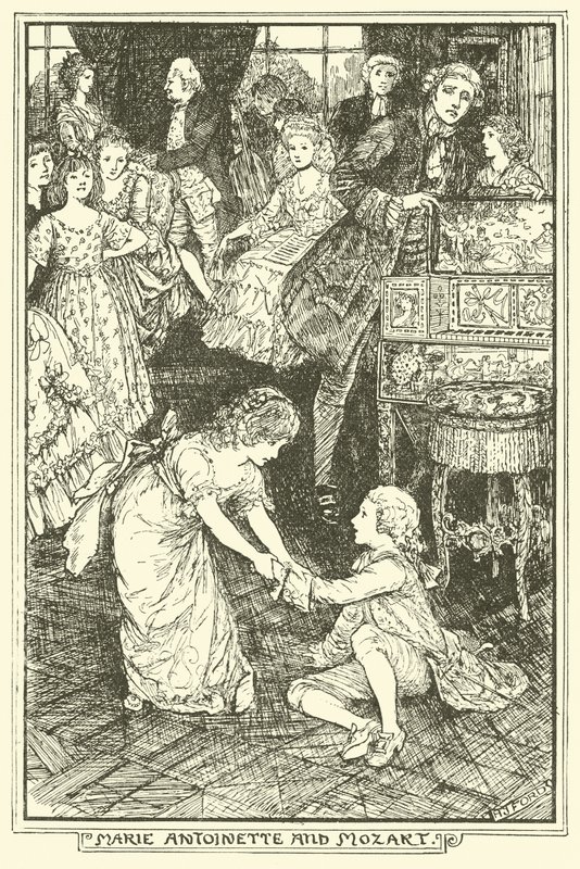 Marie Antoinette ja Mozart tekijältä Henry Justice Ford