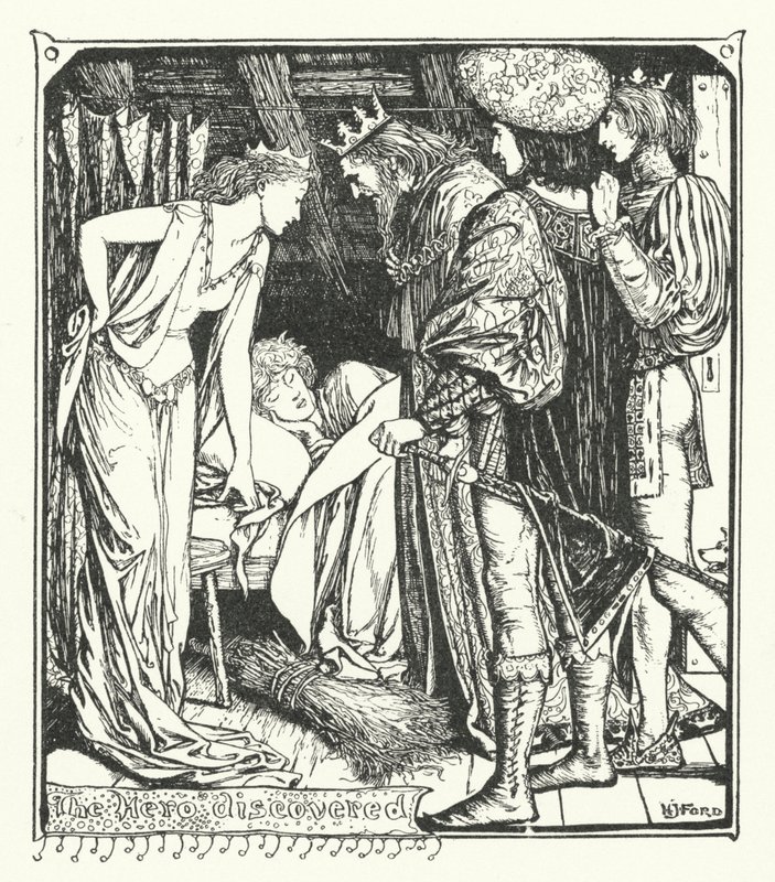 Sankari löydetty (kaiverrus) tekijältä Henry Justice Ford