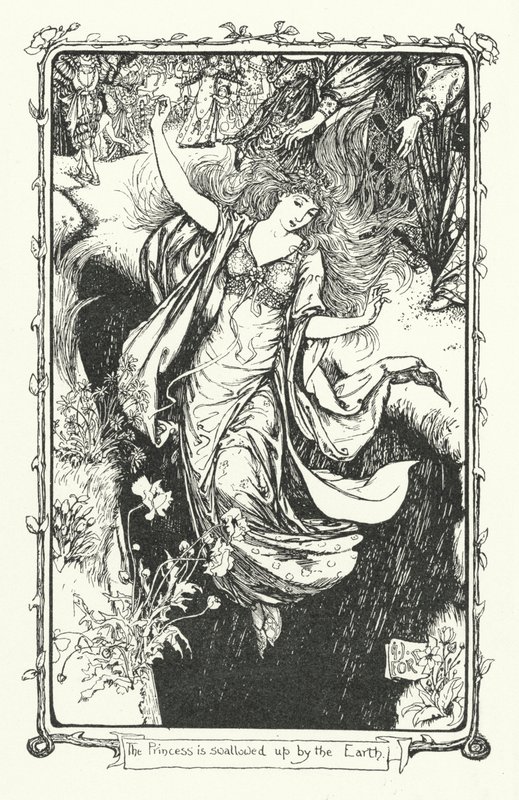 Maa on niellyt prinsessan (kaiverrus) tekijältä Henry Justice Ford