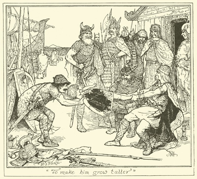 "Saada hänet kasvamaan pitemmäksi" (kaiverrus) tekijältä Henry Justice Ford