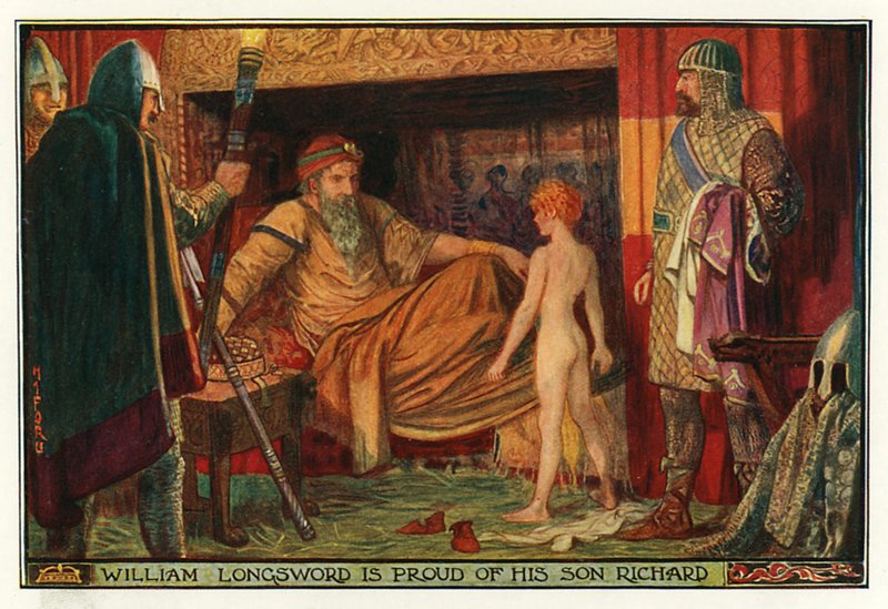 William Longsword on ylpeä pojastaan Richardista tekijältä Henry Justice Ford
