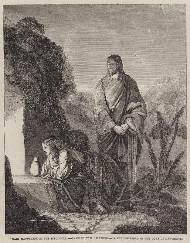 Maria Magdaleena haudalla tekijältä Henry Le Jeune