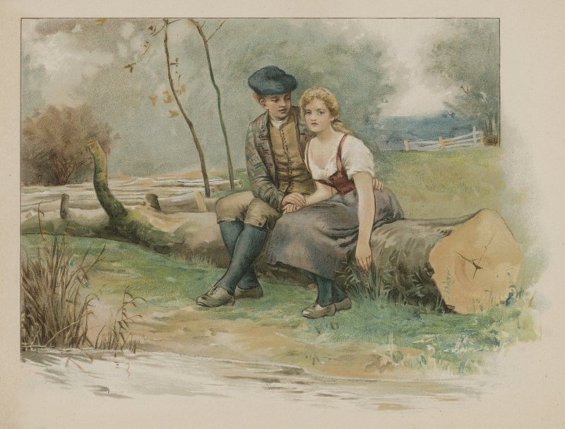 Highland Mary (chromolitho) tekijältä Henry Marriott Paget