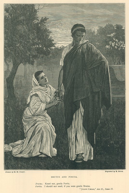 Julius Caesarin kuvitus tekijältä Henry Marriott Paget