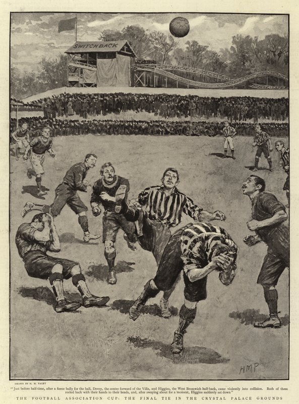 Jalkapalloliiton Cup, finaalipeli Crystal Palace Groundsissa tekijältä Henry Marriott Paget