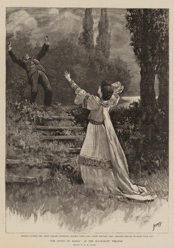 Manoan kuningatar Haymarket-teatterissa tekijältä Henry Marriott Paget