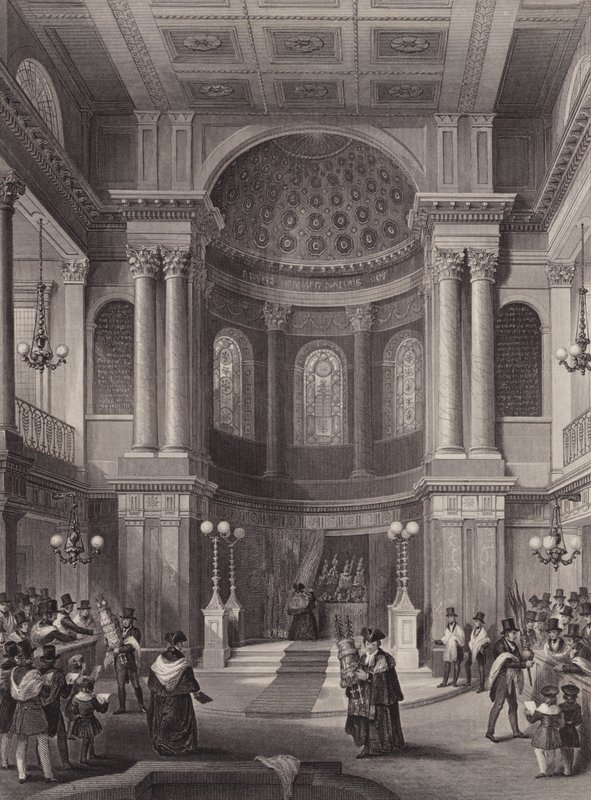 Tabernaakkelin juhlan vietto, juutalainen synagoga, Great St Helen