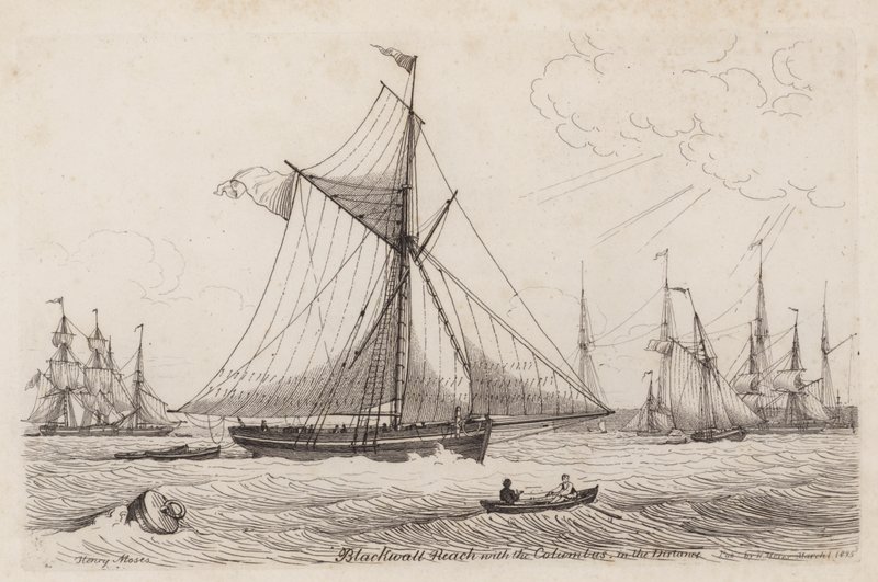 Blackwall Reach ja Columbus kaukana tekijältä Henry Moses