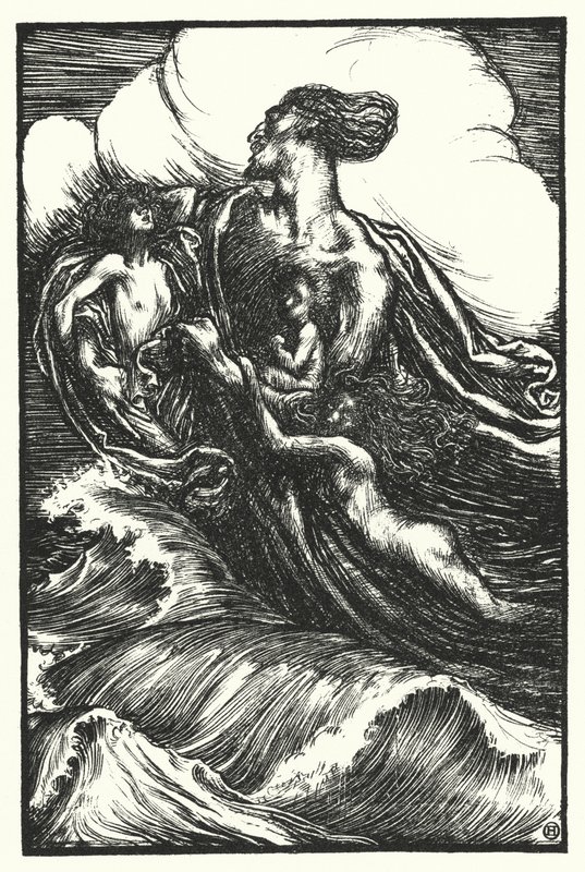 Matthew Arnold runo: Hylätty Merman (kaiverrus) tekijältä Henry Ospovat