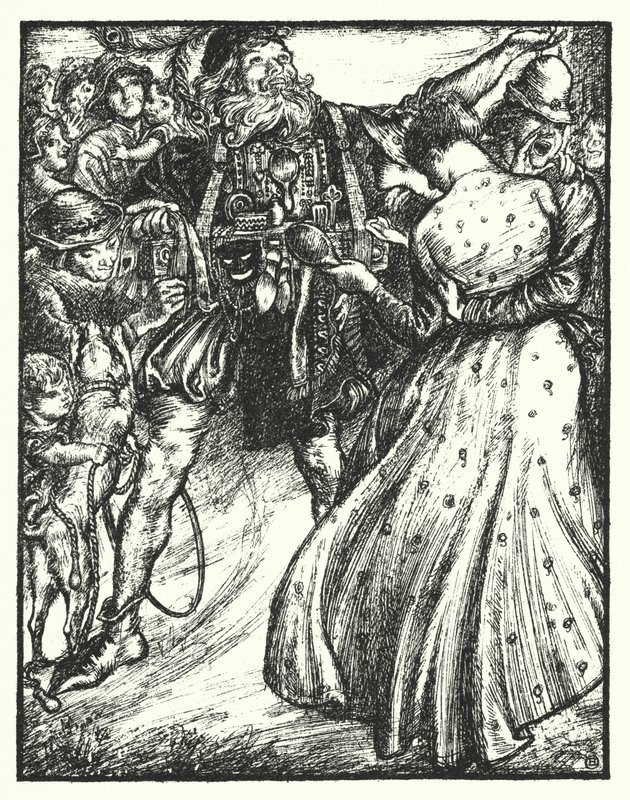 Shakespearen laulu: "Tule ostamaan" (litho) tekijältä Henry Ospovat