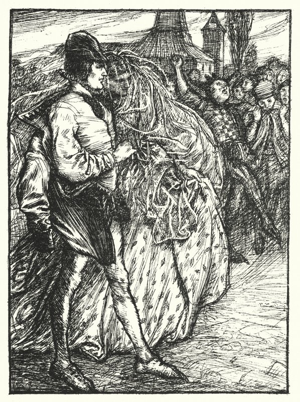 Shakespearen laulu: "Tis Hymen kansat jokaisessa kaupungissa" (litho) tekijältä Henry Ospovat