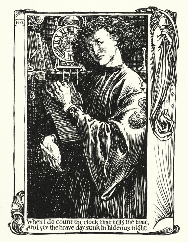 Shakespearen sonetit, Sonetti XII (litho) tekijältä Henry Ospovat