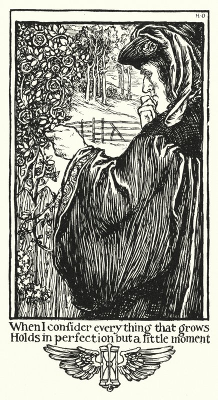 Shakespearen sonetit, Sonetti XV (litho) tekijältä Henry Ospovat