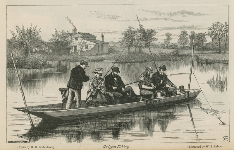Gudgeon kalastus tekijältä Henry Robert Robertson