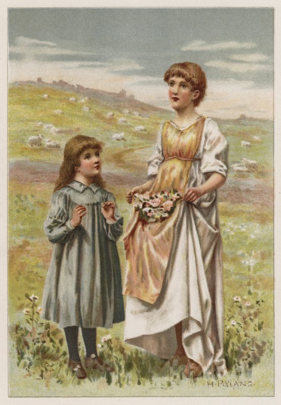 Me ylistämme sinua (väri litho) tekijältä Henry Ryland