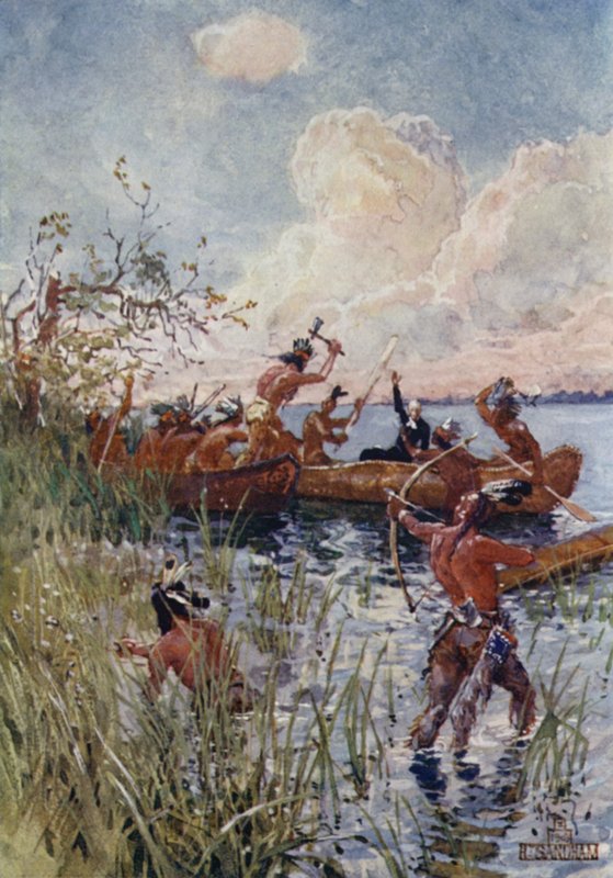 Iroquois hyökkäsi tekijältä Henry Sandham
