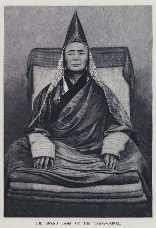 Trans-Baikalin Grand Lama (litho) tekijältä Henry Sandham