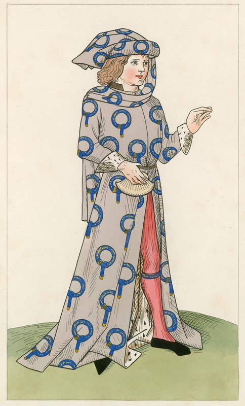 Sukkanauhan ritari, n. 1470, tekijältä Henry Shaw
