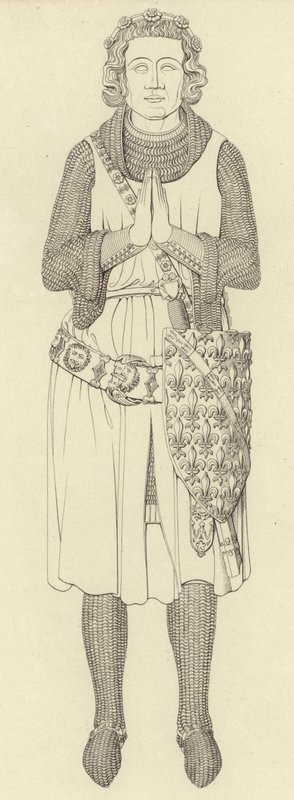 Kaarle kreivi D?Etampesin kuva, n. 1336 tekijältä Henry Shaw