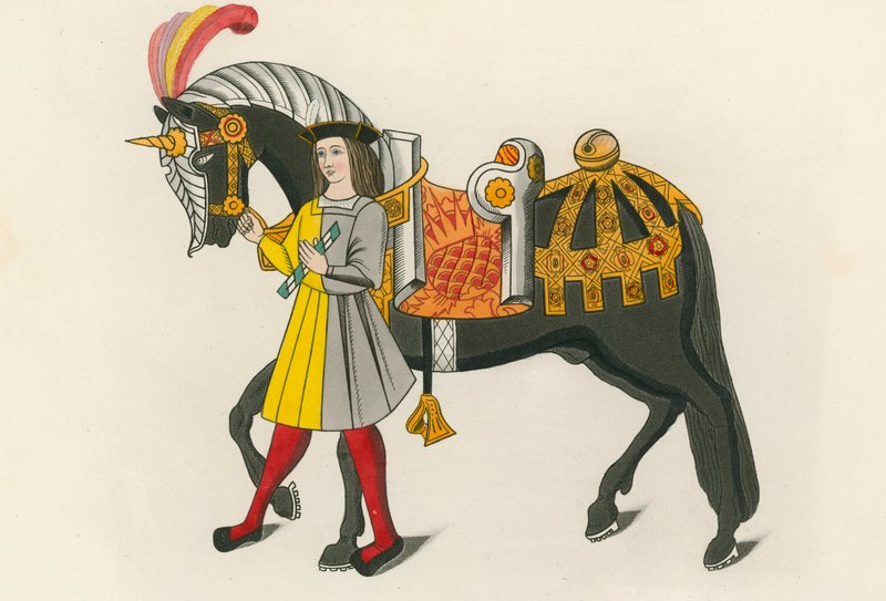 Hevonen ja hoitaja, 1511 tekijältä Henry Shaw