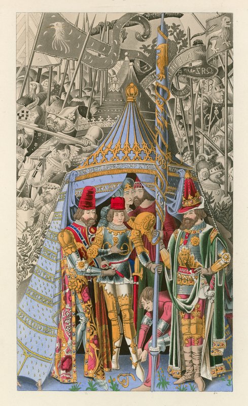 Pyrrhus saa ritarin kunnian, 1400-luvun alku tekijältä Henry Shaw