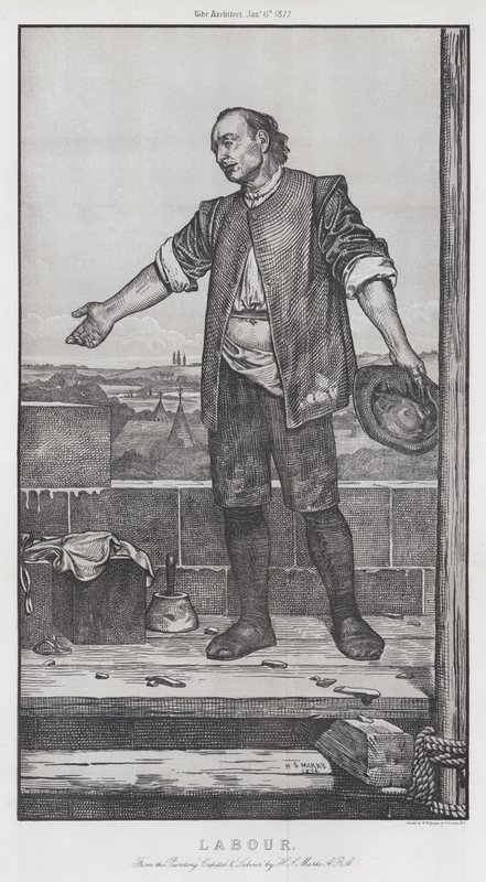 Työ (kaiverrus) tekijältä Henry Stacey (after) Marks