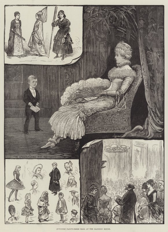 Nuorten muotimekkojuhla Mansion Housessa tekijältä Henry Stephen Ludlow