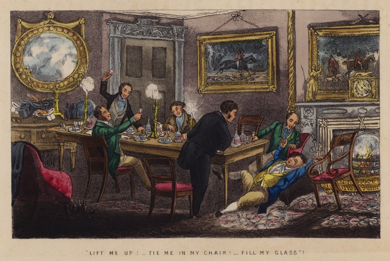 Kuvitus Jorrocksille Jollities ja Jollities (väri litho) tekijältä Henry Thomas (after) Alken