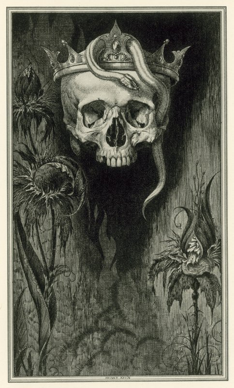 John Websterin Malfin herttuatar: Tailpiece (litho) tekijältä Henry Weston Keen