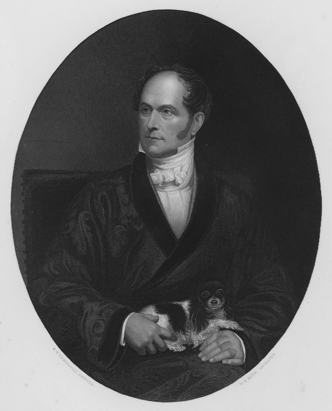 Tämä Esquiren Robert Vernonin muotokuva on omistettu brittiläisille Vernon Galleryn kuvasta (kaiverrus) tekijältä Henry William (after) Pickersgill