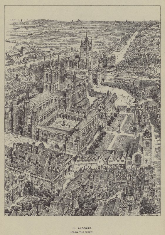 Aldgate, lännestä tekijältä Henry William Brewer