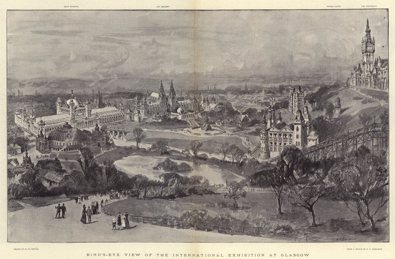 Lintuperspektiivistä Glasgow