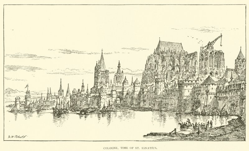 Köln, Pyhän Ignatiuksen aika (kaiverrus) tekijältä Henry William Brewer