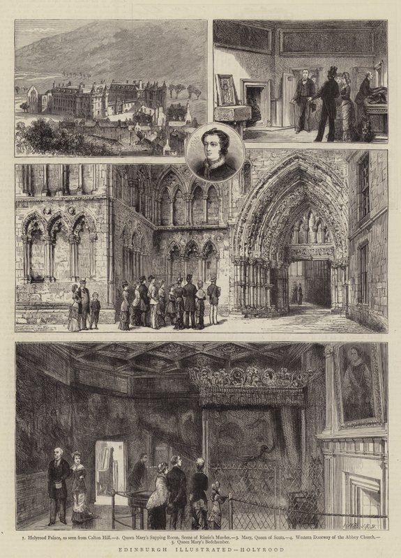 Edinburgh Illustrated, Holyrood tekijältä Henry William Brewer