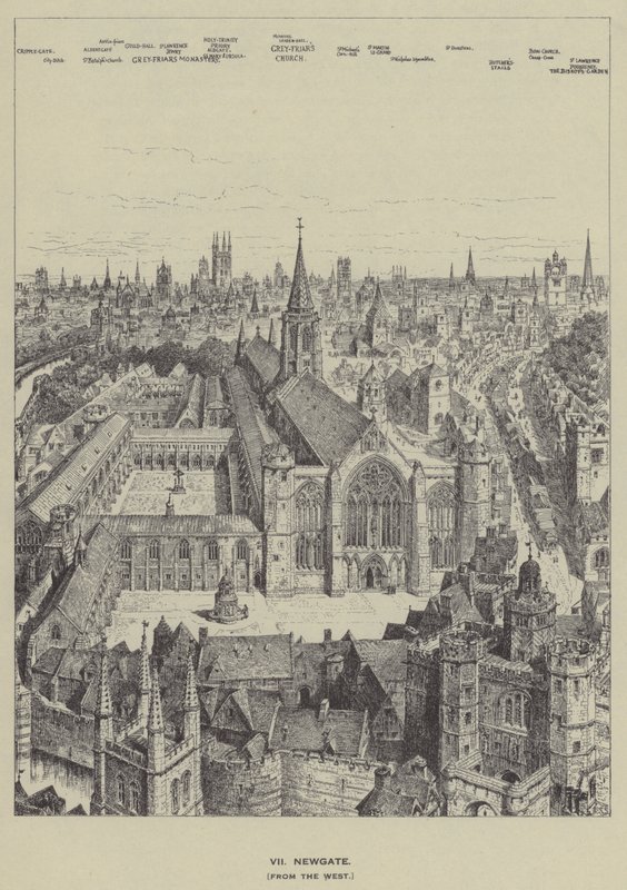 Newgate, lännestä tekijältä Henry William Brewer