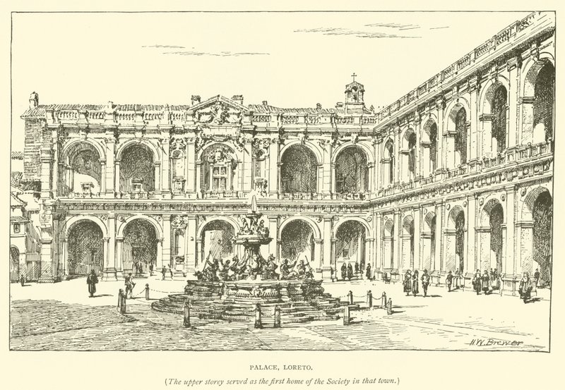 Palatsi, Loreto (kaiverrus) tekijältä Henry William Brewer