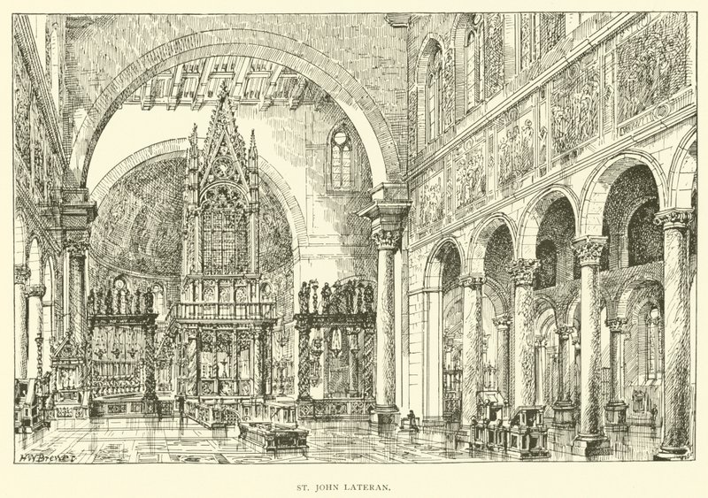St John Lateran (kaiverrus) tekijältä Henry William Brewer