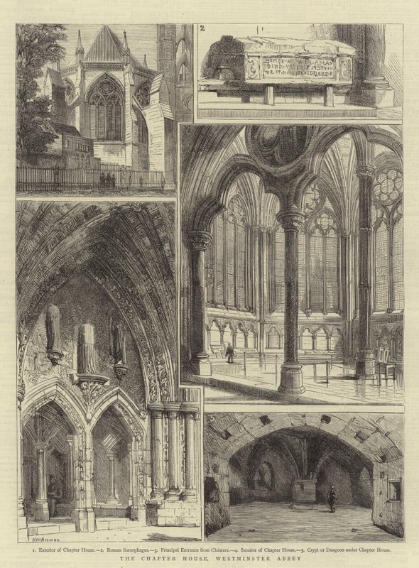 Kapitaalitalo, Westminster Abbey tekijältä Henry William Brewer