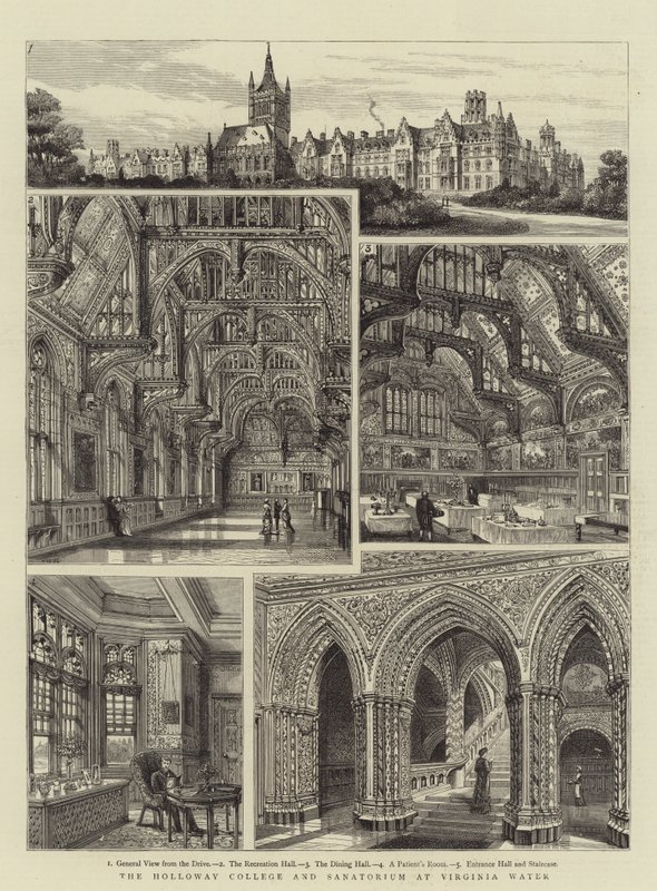 Holloway College ja parantola Virginia Waterissa tekijältä Henry William Brewer