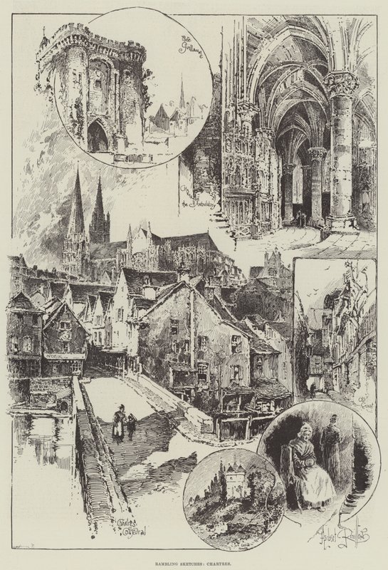 Luonnoksia, Chartres tekijältä Herbert Railton
