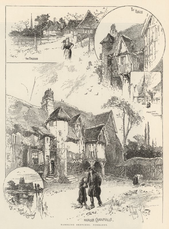Rambling Sketches, Normandia tekijältä Herbert Railton