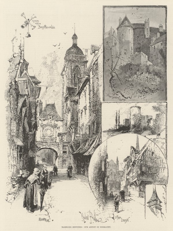 Rambling Sketches, taiteilijamme Normandiassa tekijältä Herbert Railton