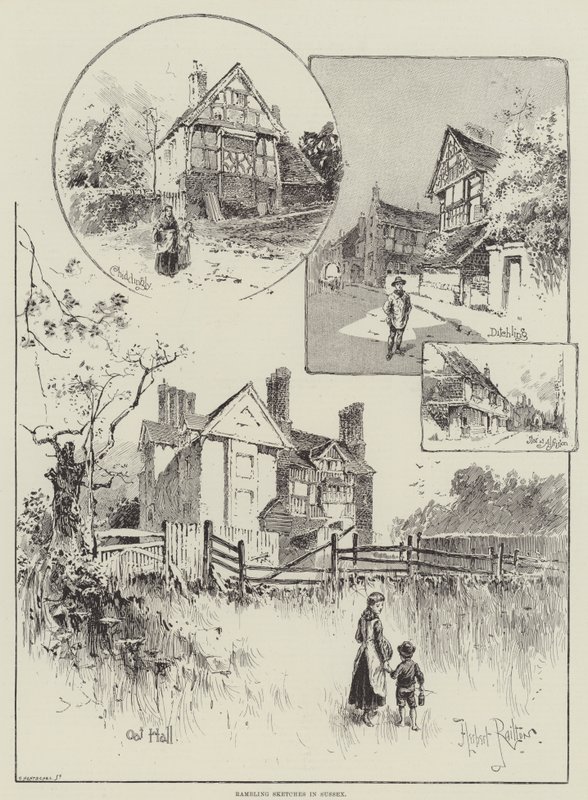 Rambling Sketches Sussexissa tekijältä Herbert Railton