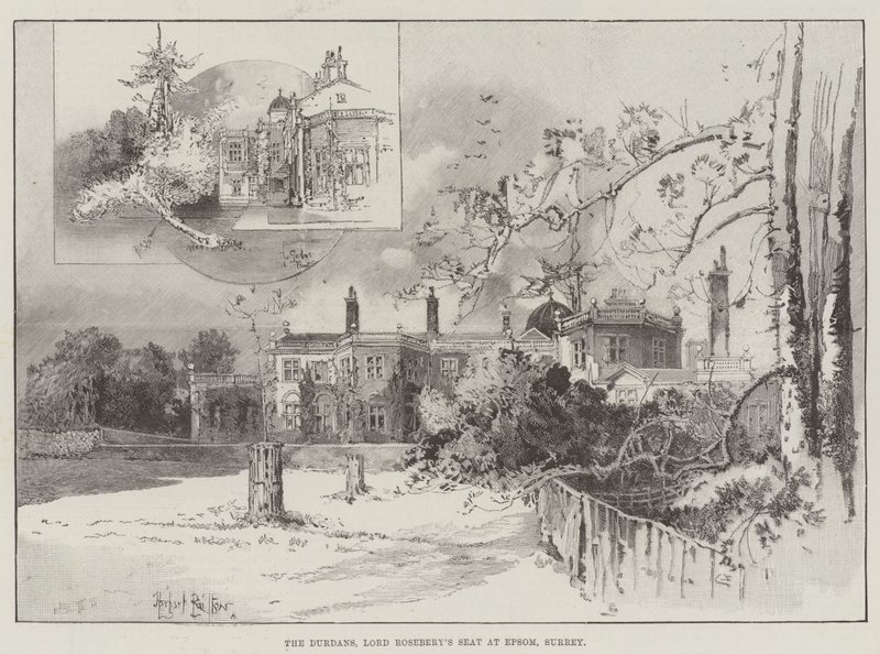 Durdanit, Lord Roseberys, Epsom, Surrey tekijältä Herbert Railton