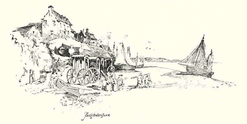 Brighthelmstone (litho) tekijältä Herbert (after) Railton