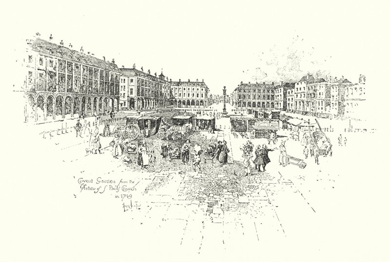 Covent Garden Portico of St Paul