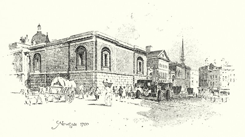 Newgate, Lontoo tekijältä Herbert (after) Railton