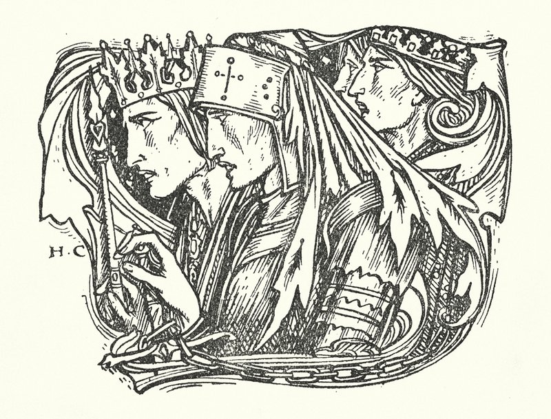 La Belle Dame Sans Merci (kaiverrus) tekijältä Herbert Cole