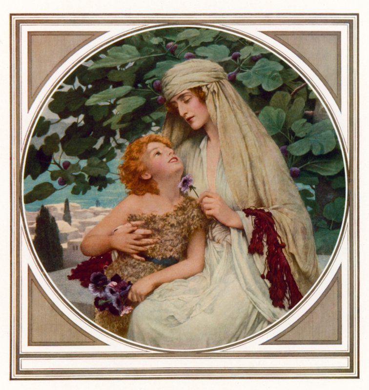 A aamu Galileassa (väri litho) tekijältä Herbert Gustave (after) Schmalz