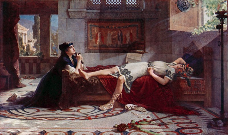 Pyhän Monikan rukous tekijältä Herbert Gustave after Schmalz